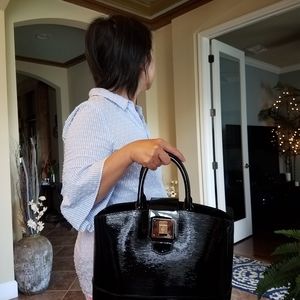 SOLD@!  Louis Vuitton Mirabeau Black Handbag
